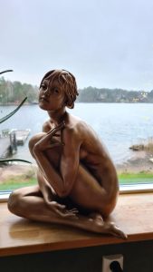 bronze-statues-sculptures-naked-woman-artistic-female-nude-lady